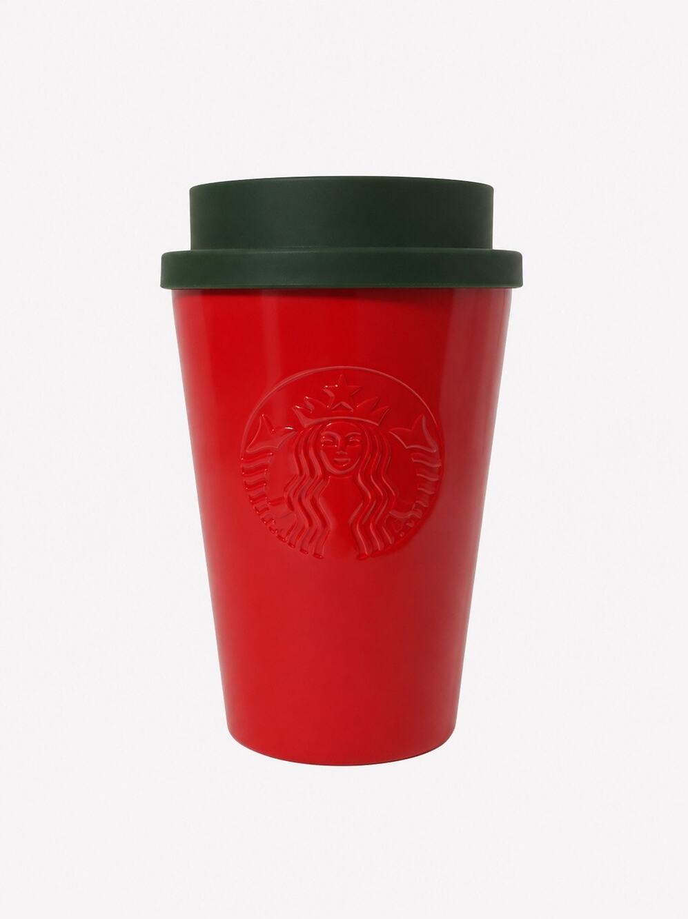 Starbucks Holiday 2025 Red Green Travel Tumbler 11 oz 325ml Stainless Steel/New